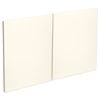 Kaboodle 1000mm Antique White Modern Fridge Cabinet Doors - 2 Pack