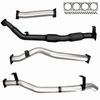 Ignite Exhausts Toyota Landcruiser 79 Series Single Cab 4.5L V8 3" Turbo Back Off-Road Exhaust With Cat & Pipe Only