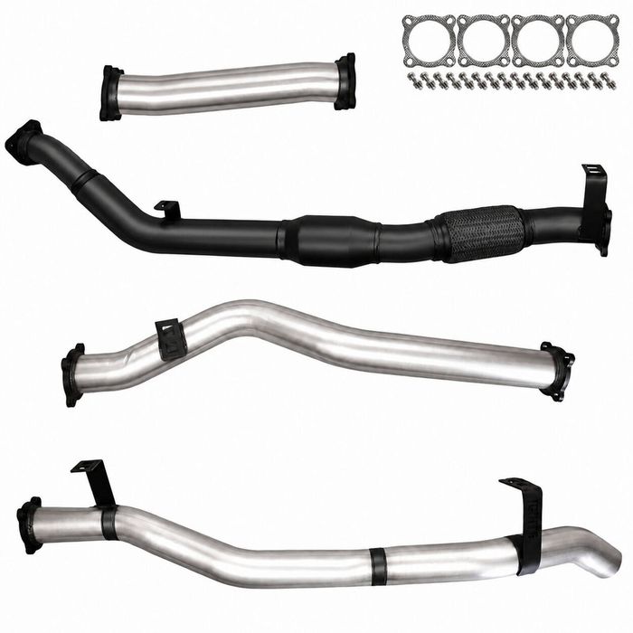 Ignite Exhausts Toyota Landcruiser 79 Series Single Cab 4.5L V8 3" Turbo Back Off-Road Exhaust With Cat & Pipe Only