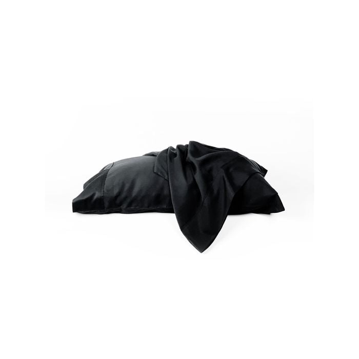 Silky Soft Bamboo Pillowcase Set - Black