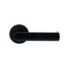 Lockwood 55mm Matt Black Velocity Dianella Passage Leverset