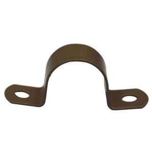 Kinetic 20mm Nylon Coated Copper Pipe Saddle Clips - 10 Pack
