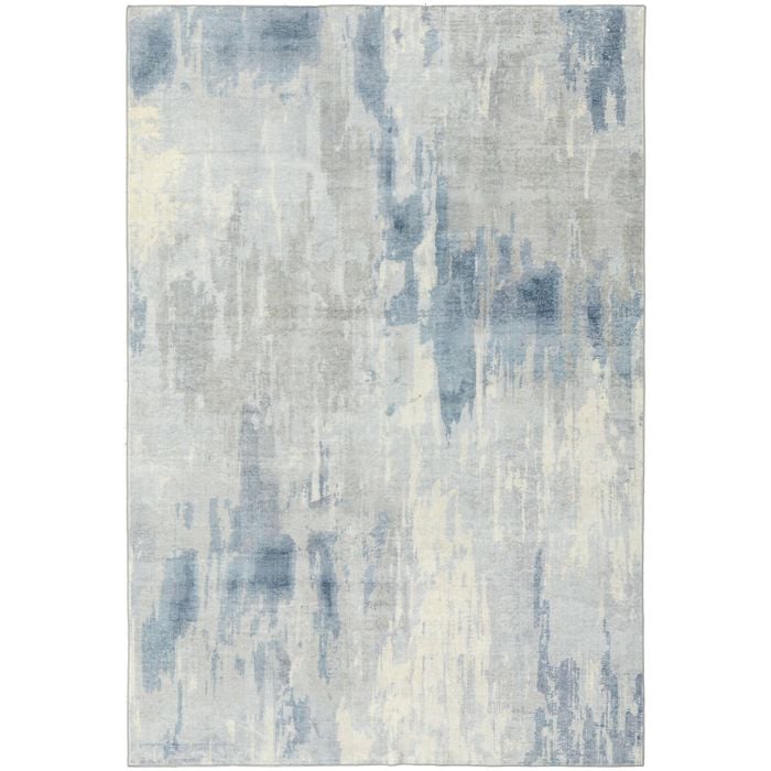 Renew Yari Blue 220x150cm - Medium Washable Floor Rug