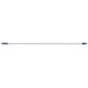 Oates 1.5m x 25mm White Metal Mop Handle