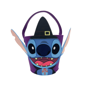 Disney Halloween Stitch Felt Trick Or Treat Basket