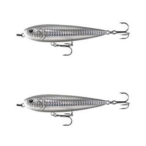 2x 13 Fishing 94mm Navigator Topwater Pencil Bait Fishing Lures - Disco Shad