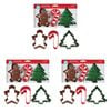 9pc R&M Xmas Polyresin Coated Steel Coloured Cookie Cutter Set