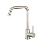 Estilo 35mm Stainless Side Lever Sink Mixer Steel WELS 4 Star 7.5L/min 