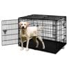 BEASTIE 42 Inch Dog Cage Foldable Metal Cat Puppy Pet Crate