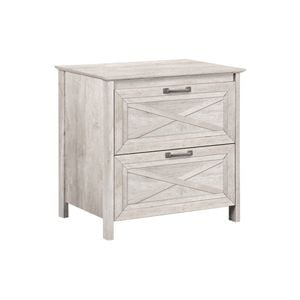 Rosen 2-Drawer Filing Cabinet Office Storage - Washed Grey