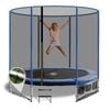 Oz Trampolines Summit Round 6 Ft. Above Ground Trampoline - Blue