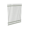 ProtectorAl 350 - 1200 x 1500mm Pale Eucalypt Aluminium Picket Top Pool Fence Panel With Mid Rail