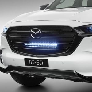 Genuine Mazda BT-50 TF 20" Driving Light Bar Behind Grille 2020-2024 TF11ACSLGF