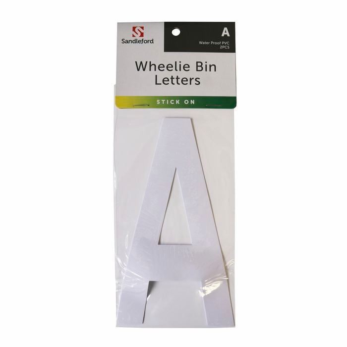 Sandleford 175mm Wheelie Bin Self Adhesive Letter A - A
