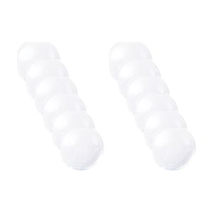 12x Partyware Reusable Melamine Round Platter Tableware 330mm White