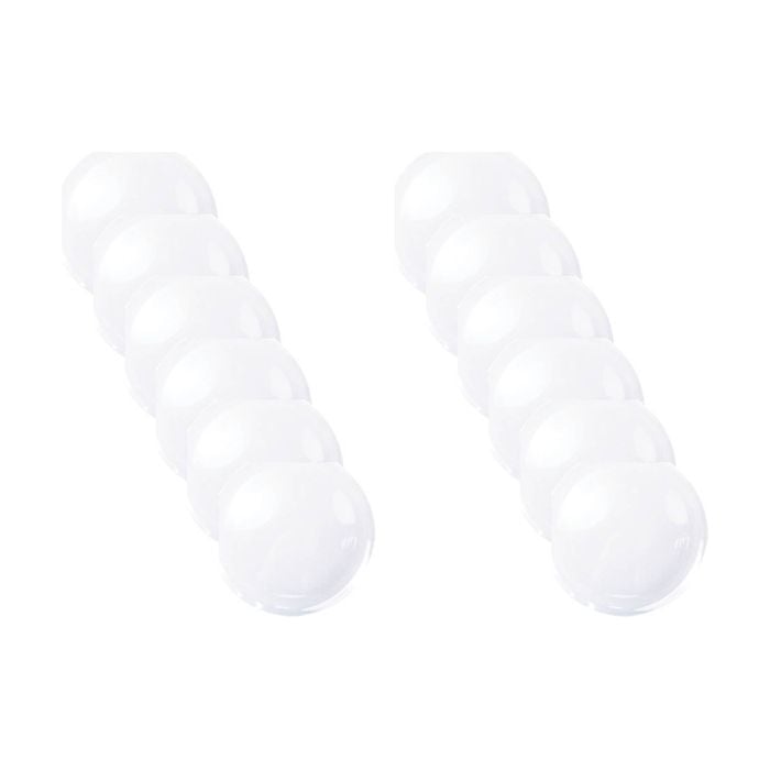 12x Partyware Reusable Melamine Round Platter Tableware 330mm White