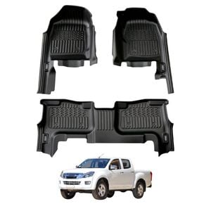 AUSGO 7D Car Floor Mats For ISUZU D-MAX DMAX 2008-2012 All-Weather Floor Liners