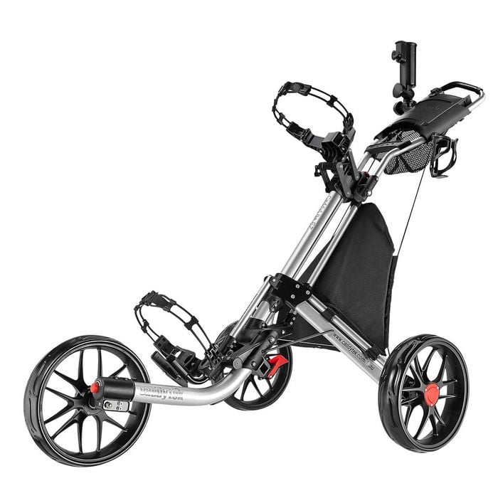 Caddytek Caddylite Ez-fold Pro 3-wheel Golf Buggy - Silver