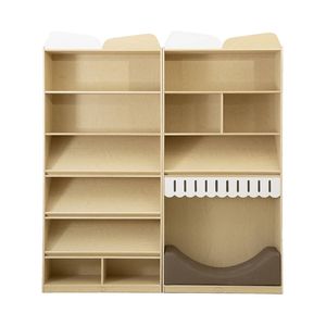 Jooyes Montessori Reading Corner Bookshelf Set C