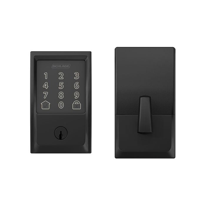 Schlage Matt Black Encode Smart Deadbolt Century
