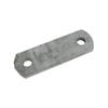 Sunrise Shackle Plate Suit 45mm Spring 1/2" Hole - 88mm Zinc - Sp45n88g