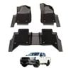 AUSGO Double-Layer Car Floor Mats for Toyota Hilux Auto Trans Dual Cab 2015-2025 All-Weather Floor Liners