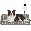 Advwin Pet Heating Pad Adjustable Temperature Waterproof Heated Mat with Chew Resistant Cord