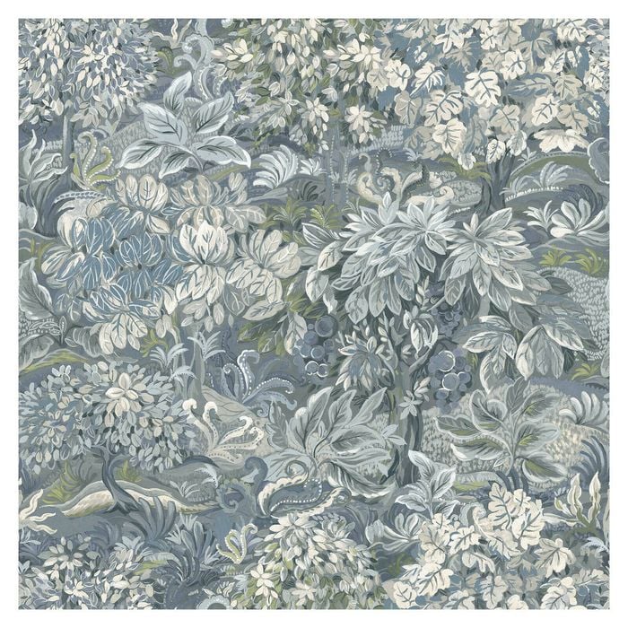 Parsons Wood Blue Wallpaper 53cm x 10.05m