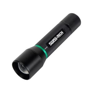 SWISS+TECH 450lm Dual Power Rechargeable Focus Beam Flashlight