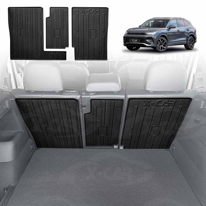 Back Seat Protector For Volkswagen Vw Tiguan Ct Series 2025-onwards All Weather Heavy Duty Car Seat Kick Mats Cover