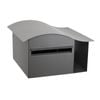 Sandleford Woodland Grey Silver Epic Post Mount Letterbox