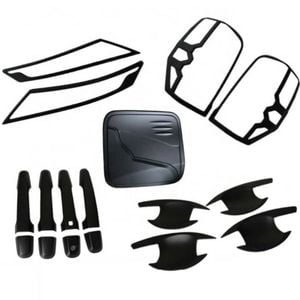 Matte Black 5-piece Exterior Cover Set For Mitsubishi Triton Mr 2019-2026