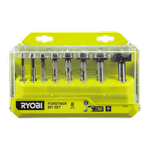 Ryobi 8 Piece Forstner Bit Set
