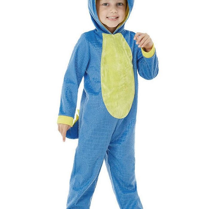 Cute Blue Dinosaur Toddler Onesie Costume - Medium