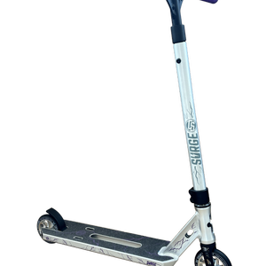 Crisp Surge Shocktech Stunt Scooter  - Amethyst - Silver/purple | Child | 2