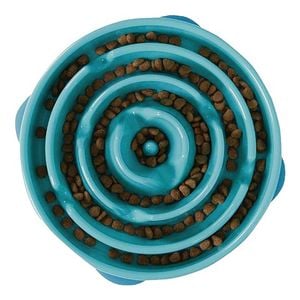 Outward Hound Fun Feeder Slo Bowl For Dogs - Teal 1 X Regular