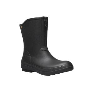 Bogs US Size 12 Black Women's Amanda Plush II Zip Waterproof Boots