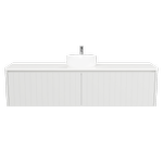 New England Joinery 1800mm Noble Centre Basin SilkSurface Top Wall Hung Vanity