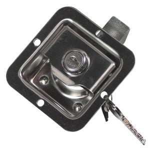 Goliath 82 x 82mm Small Stainless Steel Paddle Locking Latch