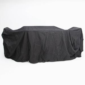 Large Rectangular Cover 7pc Dining - Black