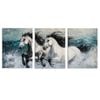 3pcs Majestic Galloping Horses Print 100% Australian Made 3 x 40x60cm (Metal Print)