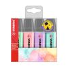 Stabilo Boss Highlighter Assorted Pastel (Wallet of 4)