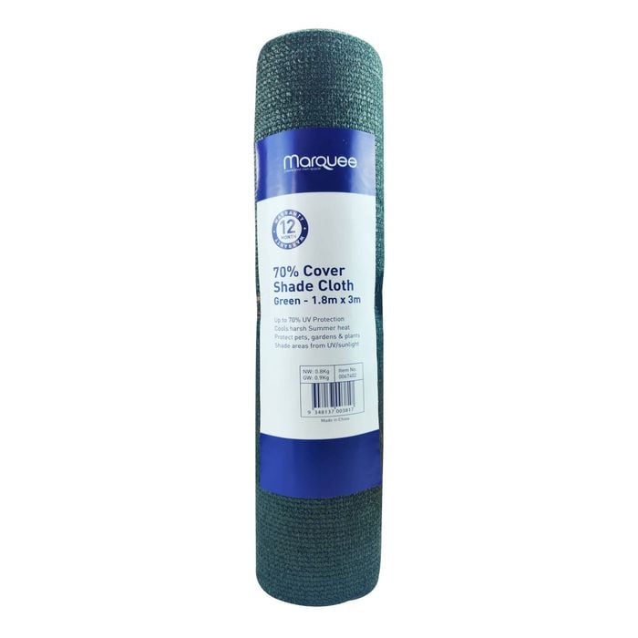 Marquee 1.83 x 3m Green 70% Marquee Shade Cloth - Green