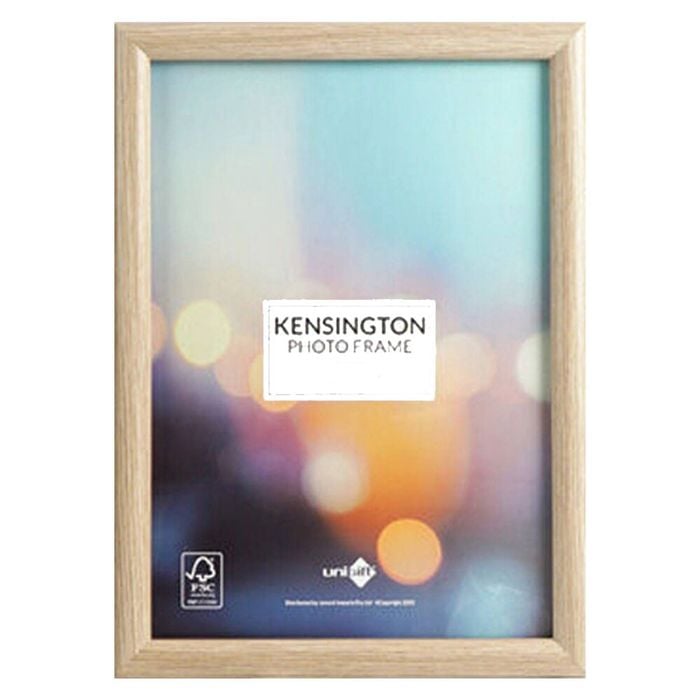 Unigift Kensington Wooden/Glass Sleek Picture Photo Frame A4 Assorted