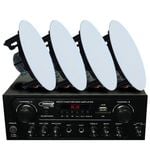 Weconic Bluetooth Amplifier + 4x8" Ceiling Speakers Package