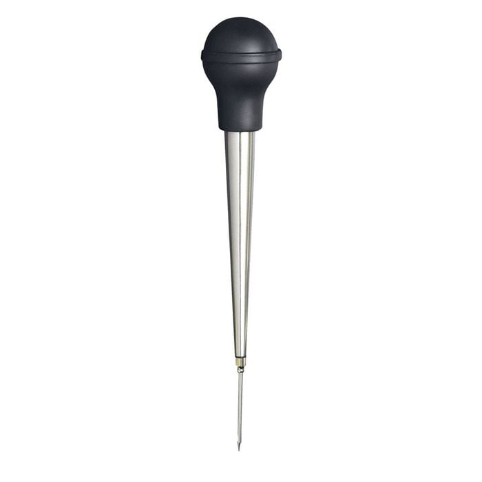 Mastercraft Professional 25cm Stainless Steel Baster - Black