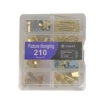 Stahl 210 Piece Picture Hanging Kit