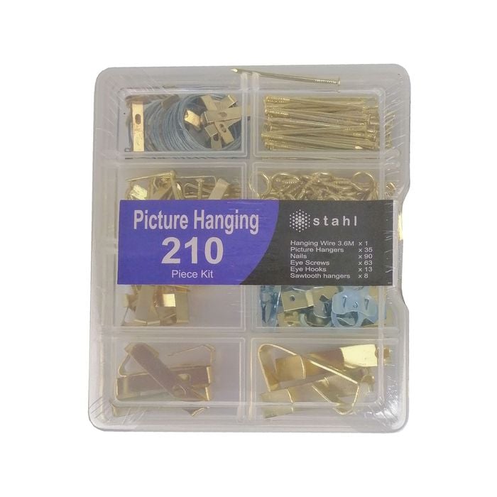 Stahl 210 Piece Picture Hanging Kit