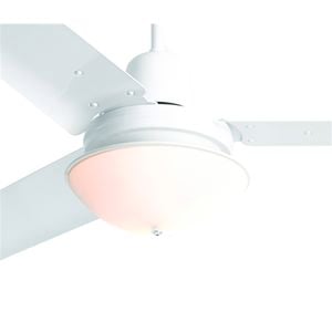 HPM 245 x 90mm White Oyster Light - Suits HPM Ceiling Fans