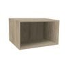 Kaboodle 360 x 500-600mm Maplenut Customisable Microwave Open Shelf